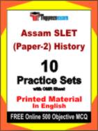 Assam SLET (Paper-2) History Test Book in English - Practice Set