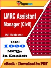 EBook of LMRC Assistant Manager (Civil) Exam (Objective Questions /MCQ) PDF in English