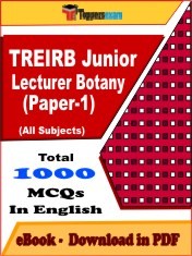 EBook of TREIRB Junior Lecturer Botany (Paper-1) Exam (Objective Questions /MCQ) PDF in English