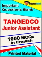 TANGEDCO Junior Assistant Exam 1000 Objective MCQ / Question Bank in English Book / Printed Material.