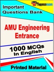 AMU Engineering Entrance Exam 1000 Objective MCQ / Question Bank in English Book / Printed Material.