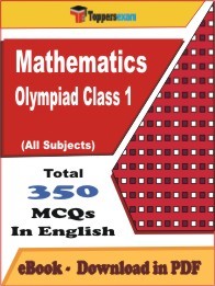 EBook of Mathematics Olympiad Class 1 Exam (Objective Questions /MCQ) PDF in English