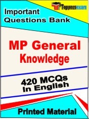 MP General Knowledge Exam 420 Objective MCQ / Question Bank in English Book / Printed Material.