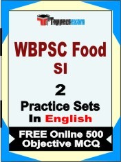 WBPSC Food SI Test Book in English - Question Paper / Practice Set