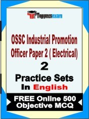 OSSC Industrial Promotion Officer Paper 2 ( Electrical) Exam 2 Mock Test / Practice Sets Book English & FREE Online 500 Objective MCQ.
