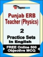 Punjab ERB Teacher (Physics) Test Book in English - Question Paper / Practice Set