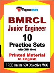 BMRCL Junior Engineer Exam 10 Practice Sets Book English & FREE Online 500 Objective MCQ.