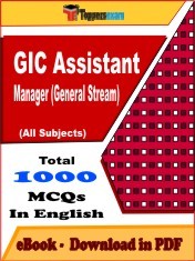 GIC Assistant Manager (General Stream) PDF Book In English