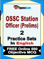 OSSC Station Officer Prelims Exam 2 Mock Test / Practice Sets Book English & FREE Online 500 Objective MCQ.