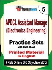 APDCL Assistant Manage (Electronics Engineering) Exam 5 Mock Test / Practice Sets Book English & FREE Online 500 Objective MCQ.