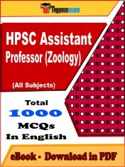 EBook of HPSC Assistant Professor (Zoology) Exam (Objective Questions /MCQ) PDF in English