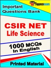 CSIR NET Life Science Exam 1000 Objective MCQ / Question Bank in English Book / Printed Material.