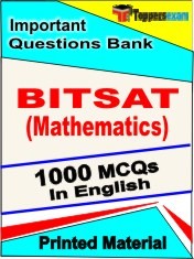 BITSAT (Mathematics) Exam 1000 Objective MCQ / Question Bank in English Book / Printed Material.