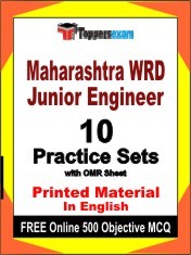 Maharashtra WRD Junior Engineer Exam 10 Practice Sets Book English & FREE Online 500 Objective MCQ.