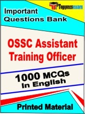 OSSC Assistant Training Officer Exam 1000 Objective MCQ / Question Bank in English Book / Printed Material.