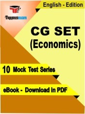eBook of CG SET (Economics) Exam (10 Mock Test/Practice Set) in PDF Format in English