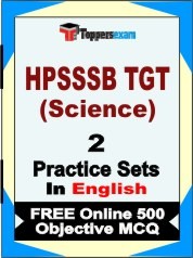 HPSSSB TGT (Science) Exam 2 Mock Test / Practice Sets Book English & FREE Online 500 Objective MCQ.
