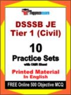 DSSSB JE Tier 1 (Civil) Test Book in English - Practice Set