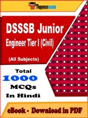 DSSSB Junior Engineer Tier 1 (Civil) PDF Book In Hindi