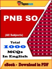 EBook of PNB SO Exam (Objective Questions /MCQ) PDF in English
