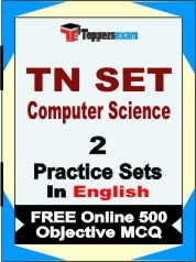 TN SET Computer Science Exam 2 Mock Test / Practice Sets Book English & FREE Online 500 Objective MCQ.