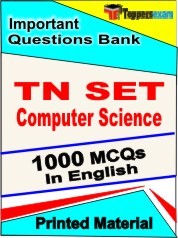 TN SET Computer Science Exam 1000 Objective MCQ / Question Bank in English Book / Printed Material.