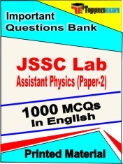 JSSC Lab Assistant Physics (Paper-2) Exam 1000 Objective MCQ / Question Bank in English Book / Printed Material.