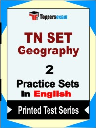 TN SET Geography Book in English - Question Paper / Practice Set