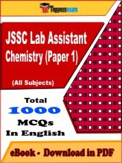 EBook of JSSC Lab Assistant Chemistry Paper 1 Exam (Objective Questions /MCQ) PDF in English