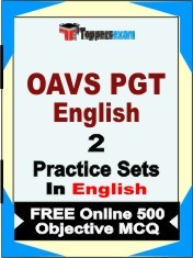 OAVS PGT English Book in English - Question Paper / Practice Set