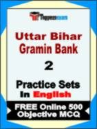 Uttar Bihar Gramin Bank Test Book in English - Question Paper / Practice Set