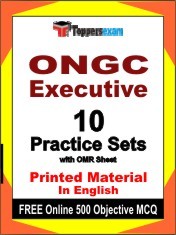 ONGC Executive Test Book in English - Practice Set