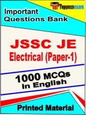 JSSC JE Electrical (Paper-1) Exam 1000 Objective MCQ / Question Bank in English Book / Printed Material.