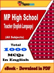 EBook of MP High School Teacher (English Language) Exam (Objective Questions /MCQ) PDF in English