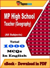 EBook of MP High School Teacher (Geography) Exam (Objective Questions /MCQ) PDF in English