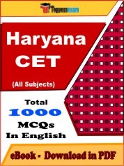 EBook of Haryana CET Exam (Objective Questions /MCQ) PDF in English