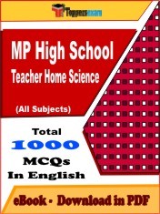 EBook of MP High School Teacher Home Science Exam (Objective Questions /MCQ) PDF in English