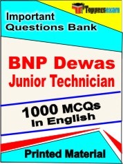 BNP Dewas Junior Technician Exam 1000 Objective MCQ / Question Bank in English Book / Printed Material.