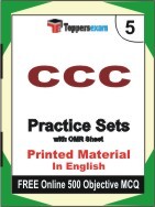 CCC Exam Book in English - Mock Test / Practice Set