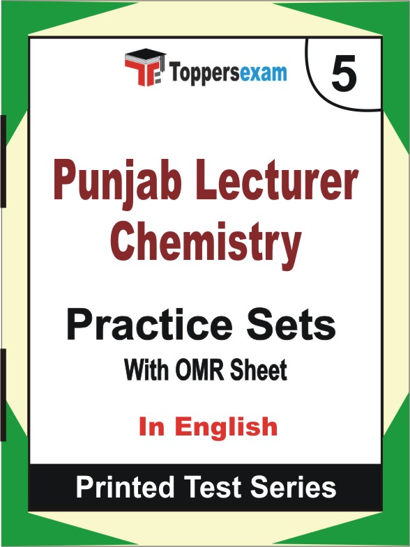 Punjab Lecturer Chemistry Book in English - Mock Test / Practice Set