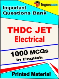 THDC JET Electrical Book in English - Objective MCQ
