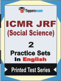 ICMR JRF (Social Science) Book in English - Question Paper / Practice Set