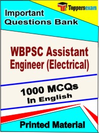 WBPSC Assistant Engineer (Electrical) Book in English - Objective MCQ