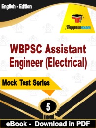 WBPSC Assistant Engineer (Electrical) PDF Book In English - Practice Set