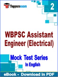 WBPSC Assistant Engineer (Electrical) PDF Book In English - Question Paper