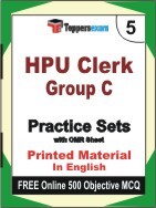 HPU Clerk Group C Exam Practice Set Book in English