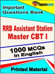 RRB Assistant Station Master CBT 1 Exam Objective MCQ Book in English