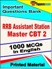 RRB Assistant Station Master CBT 2 Exam Objective MCQ Book in English