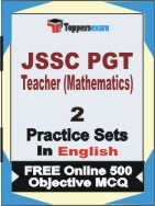 SSC PGT Teacher (Mathematics) Book in English - Question Paper / Practice Set