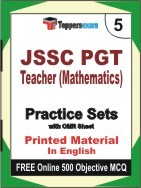 SSC PGT Teacher (Mathematics) Book in English - Mock Test / Practice Set